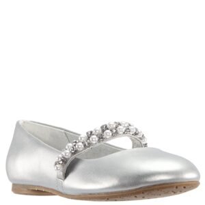 Nina Shoes Girls Nataly Silver Soft Nappa