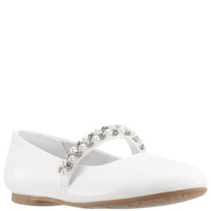 Nina Shoes Girls Nataly White Smooth