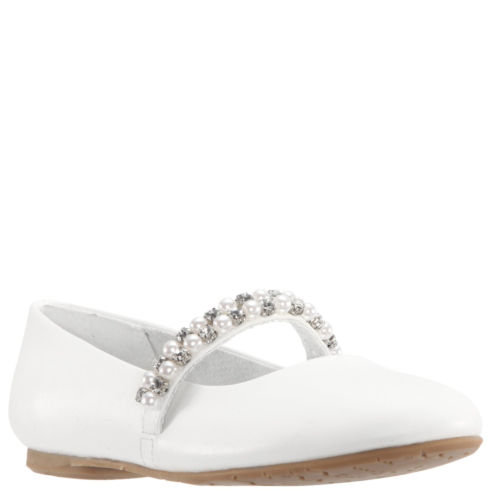 Nina Shoes Girls Nataly White Smooth