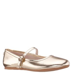 Nina Shoes Girls Nicola Gold Metallic Ballet Flats