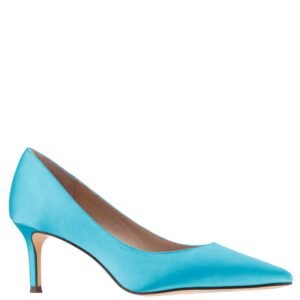Nina Shoes Nina60 Cielo Satin Mid-Heel Classic Pump