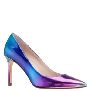 Nina Shoes Nina85 Electric Blue Ombre Patent Leatherette High-Heel Classic Pump