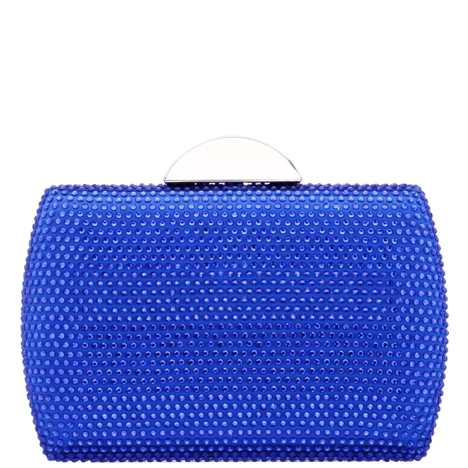 Nina Shoes Pacey Electric Blue Allover Crystal Minaudiere