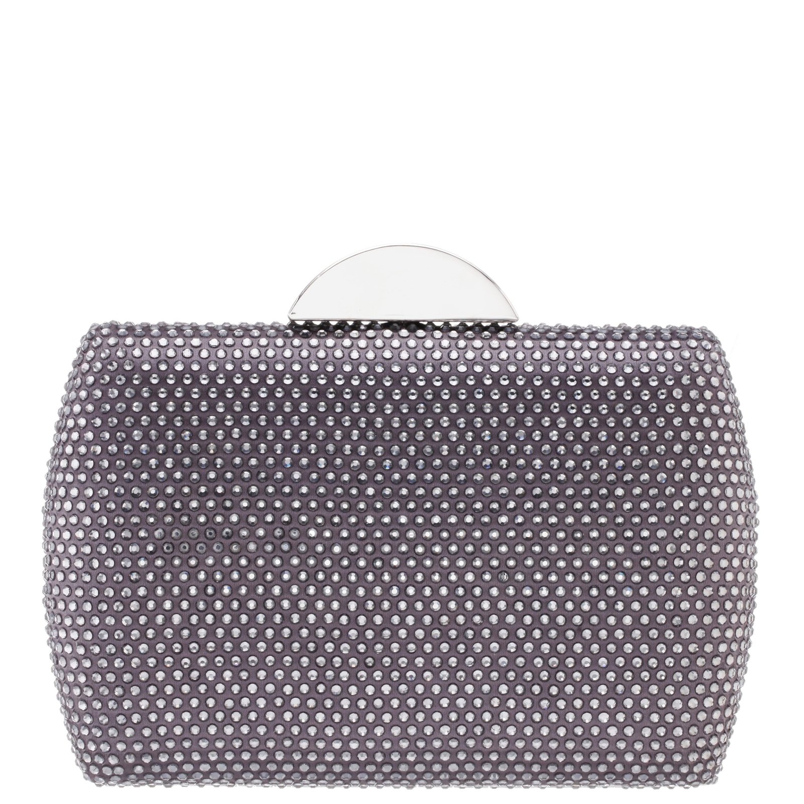 Nina Shoes Pacey Steel Allover Crystal Minaudiere