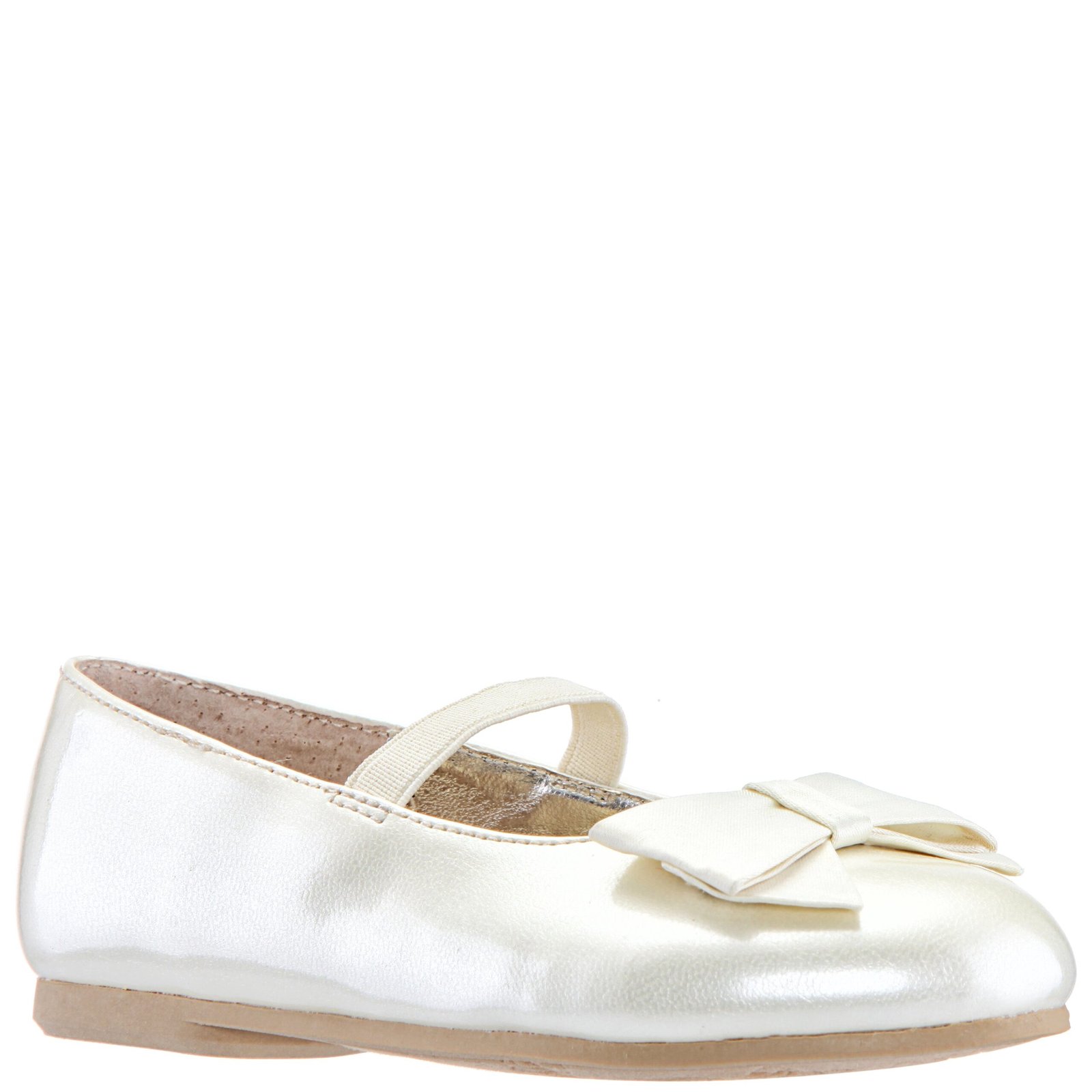 Nina Shoes Girls Pegasus Toddler-Ivory Patent