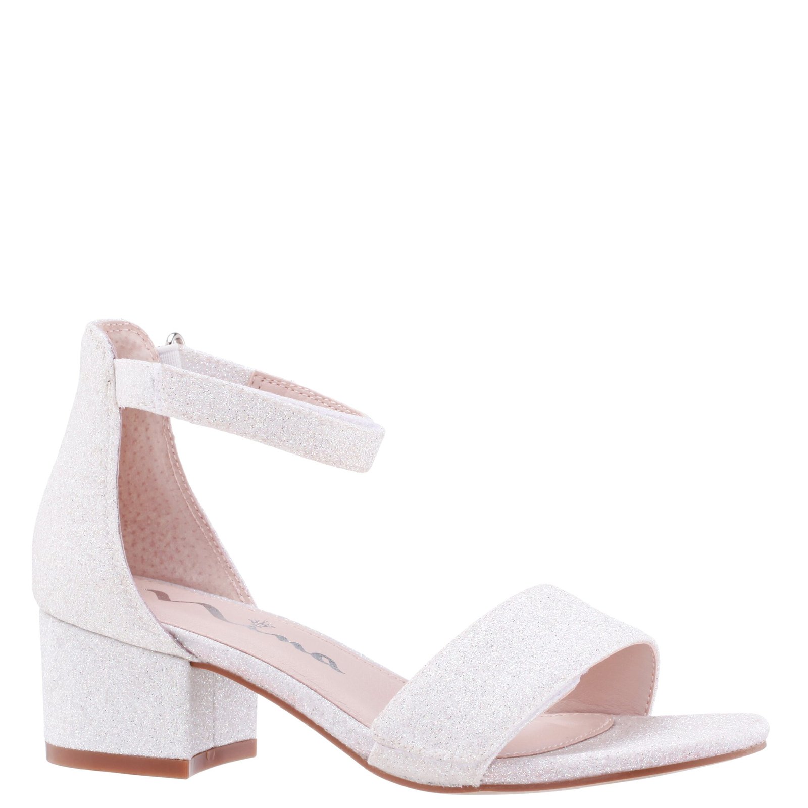 Nina Shoes Girls Rejina White-Glitter