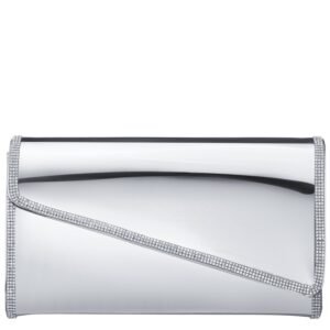 Nina Shoes Remy Silver Pearl/Satin Clutch