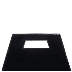 Nina Shoes Savonna Women's Black Ut Women's Out Handle Trapezoid Clutch