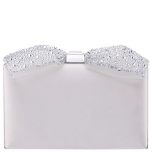 Nina Shoes Selena Ivory Glass Crystals Minaudiere