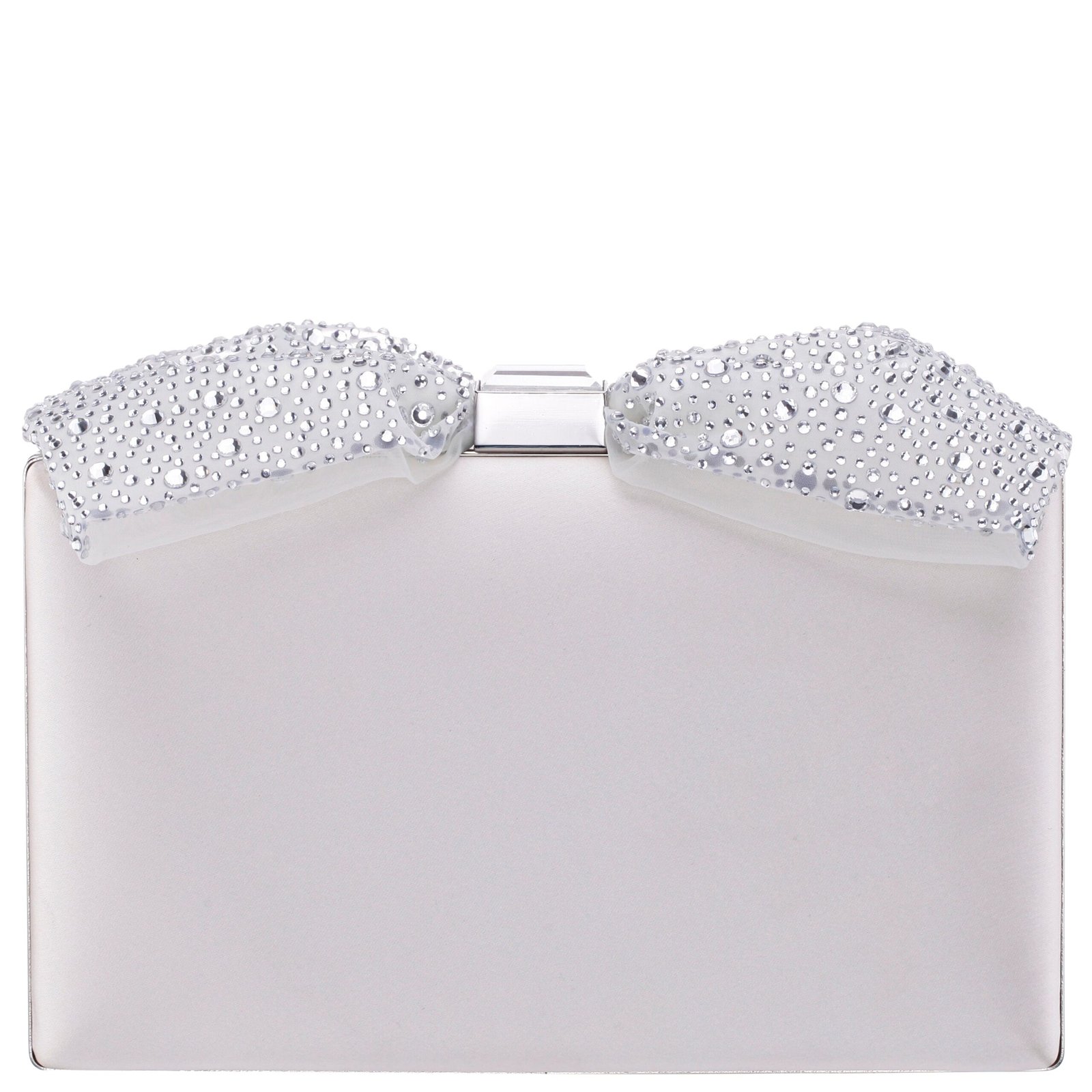 Nina Shoes Selena Ivory Glass Crystals Minaudiere