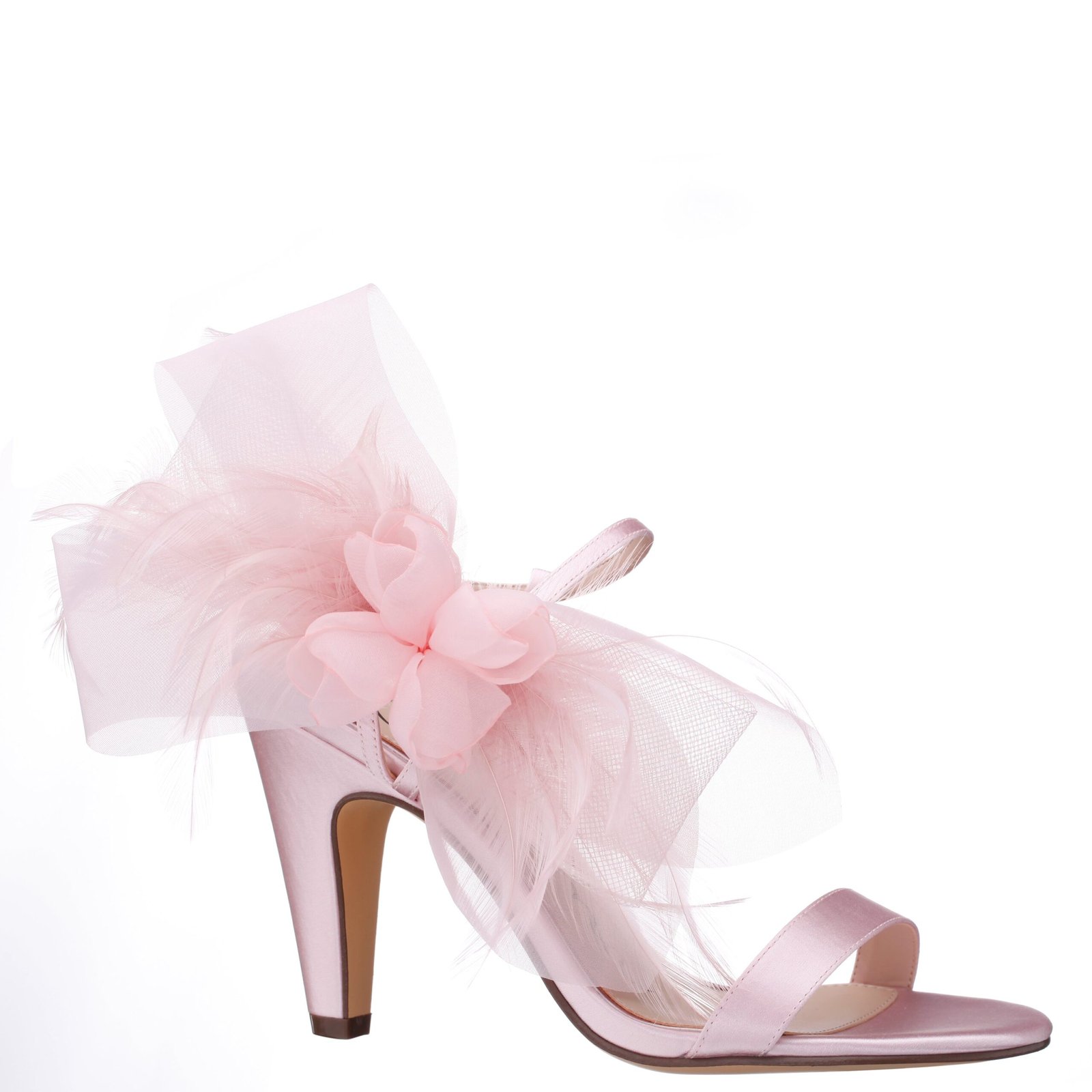 Nina Shoes Sheryl Icy Pink Ankle Strap High-Heel Sandals