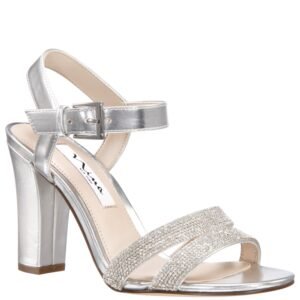 Nina Shoes Sybil Silver-Metallic Foil