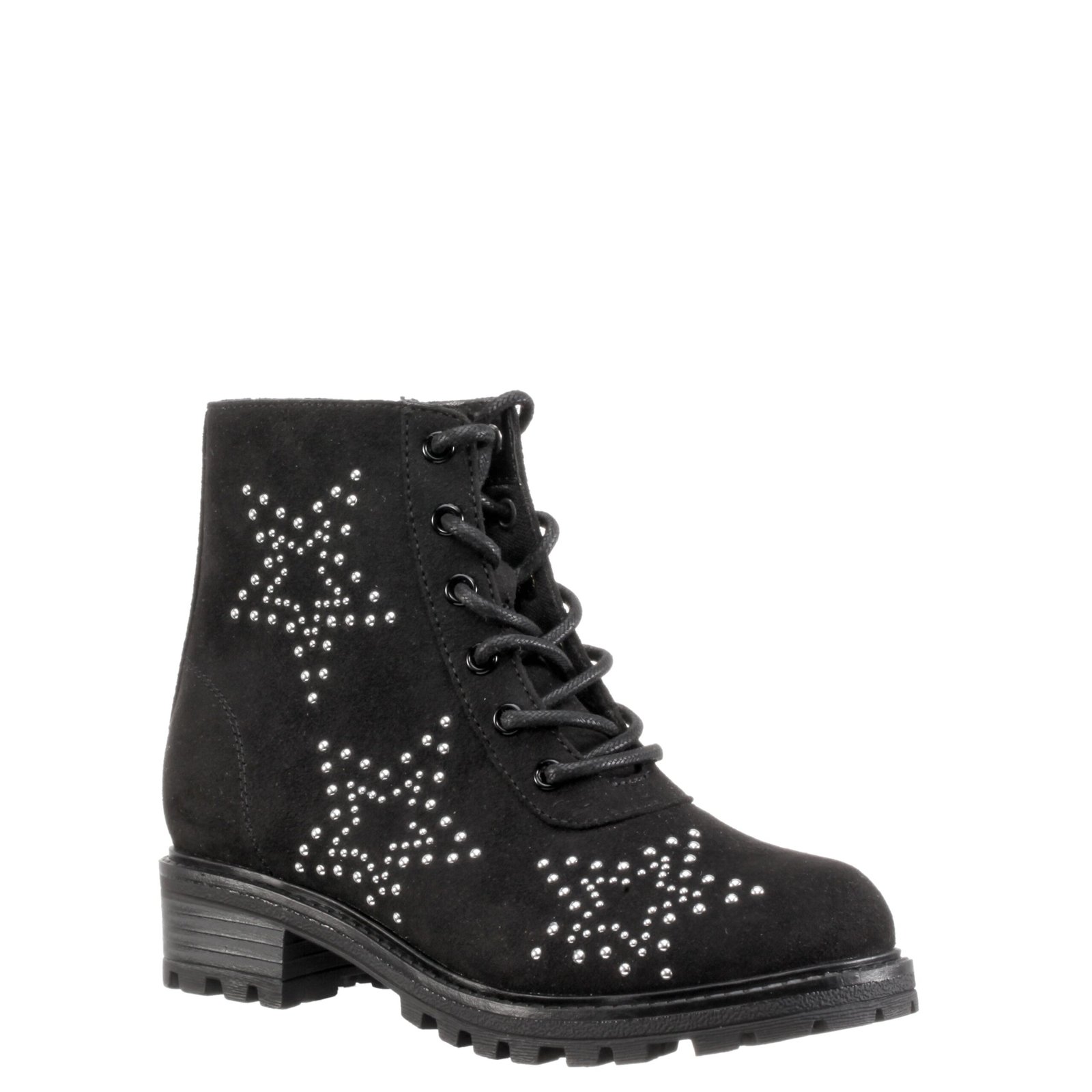 Nina Shoes Girls Trava Black-Suede