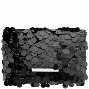 Nina Shoes Umma Black Sequin Clutch