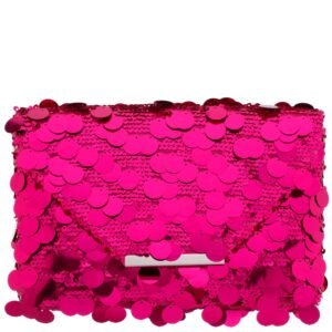 Nina Shoes Umma Fuchsia Sequin Clutch