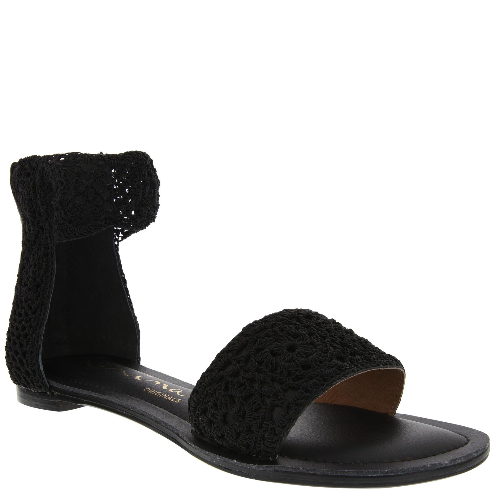Nina Shoes Union Black Stretch Elastic