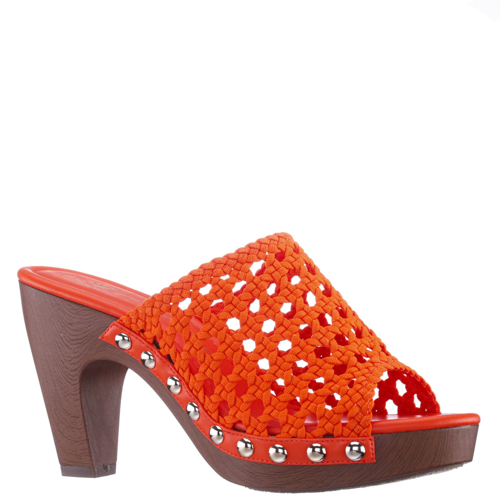 Nina Shoes Ursula Orangeade Slip On High-Heel Platform Sandals