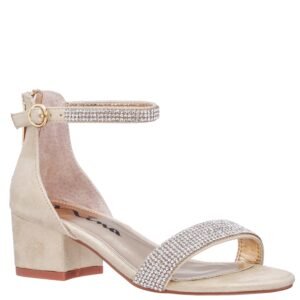 Nina Shoes Girls Valetta Platino-Shimmer