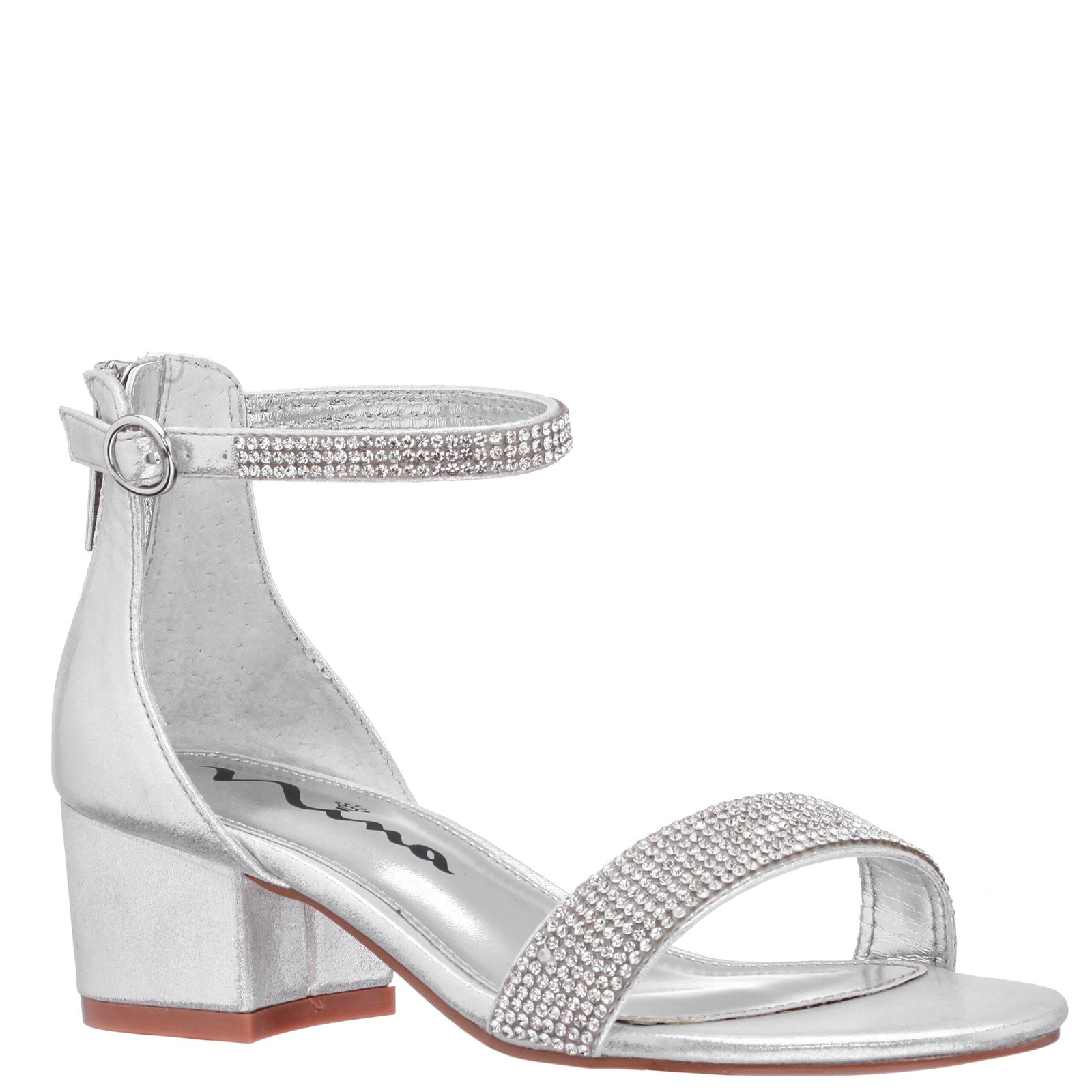 Nina Shoes Girls Valetta Silver-Shimmer