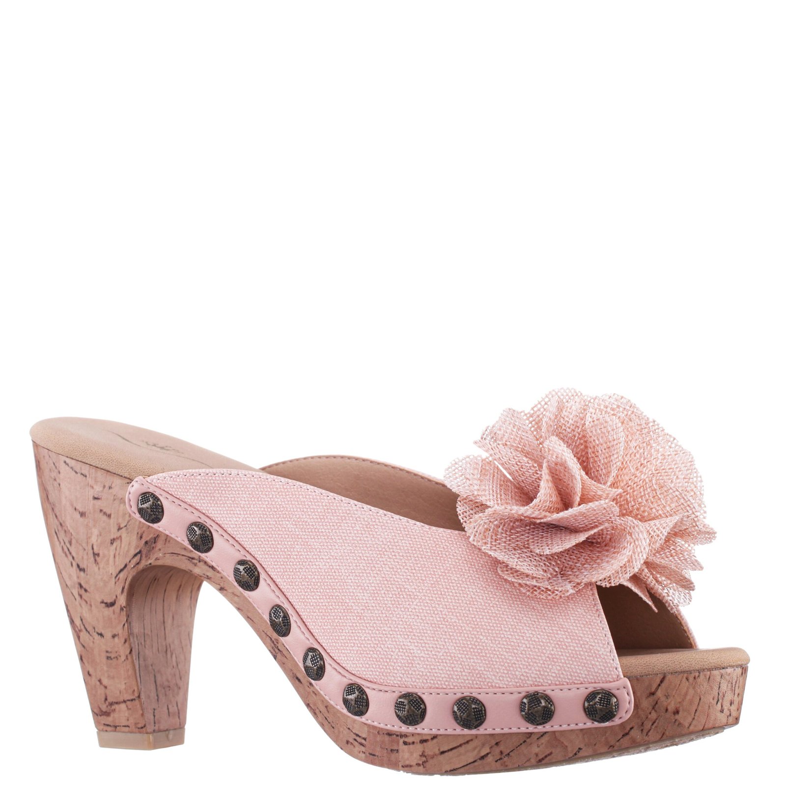 Nina Shoes Veneto Shell Slip On High-Heel Platform Sandals