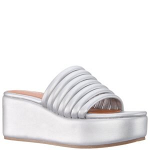 Nina Shoes Verve Silver Nappa Pu
