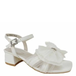 Nina Shoes Girls Viki White Heel Sandal