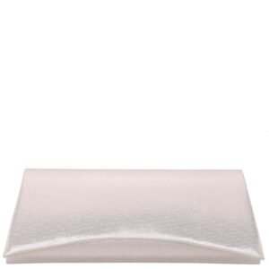 Nina Shoes Zoey Platino Reflective suedette Clutch
