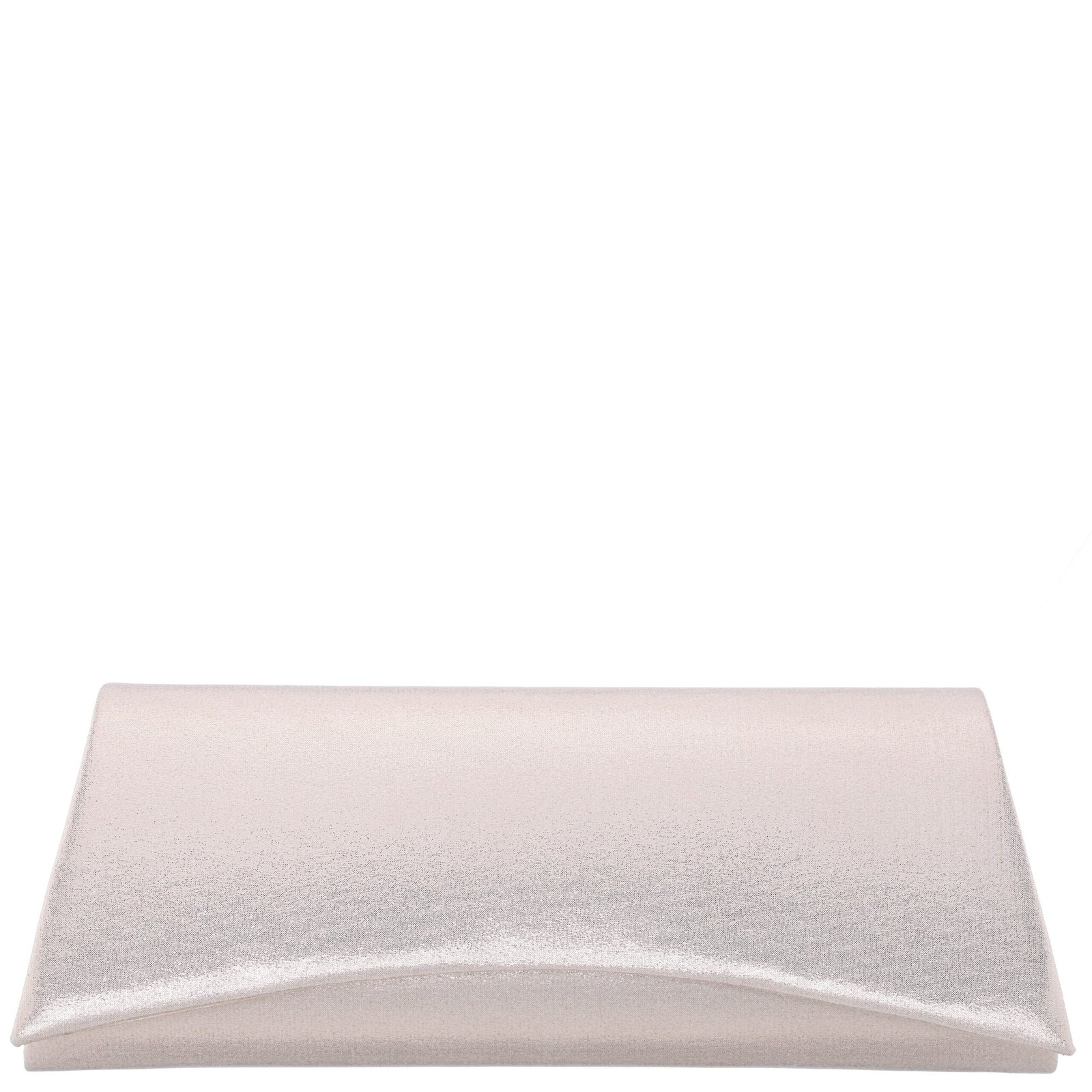 Nina Shoes Zoey Platino Reflective suedette Clutch