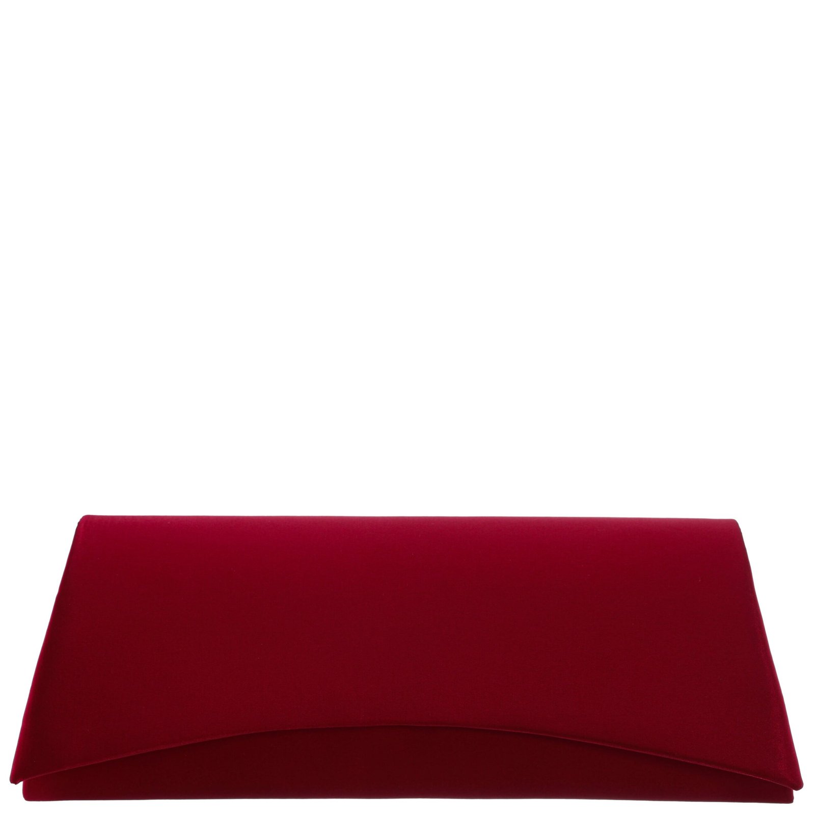 Nina Shoes Zoey Red Rouge Satin Clutch