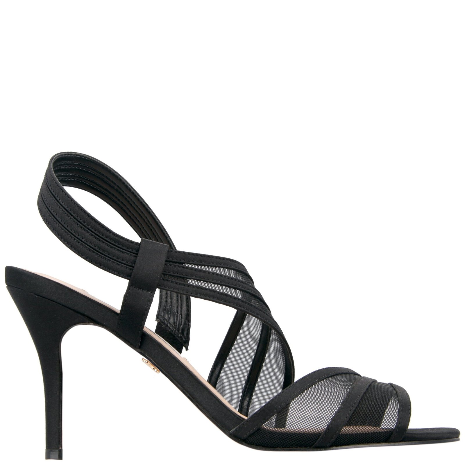 Nina Shoes Vitalia Black Satin