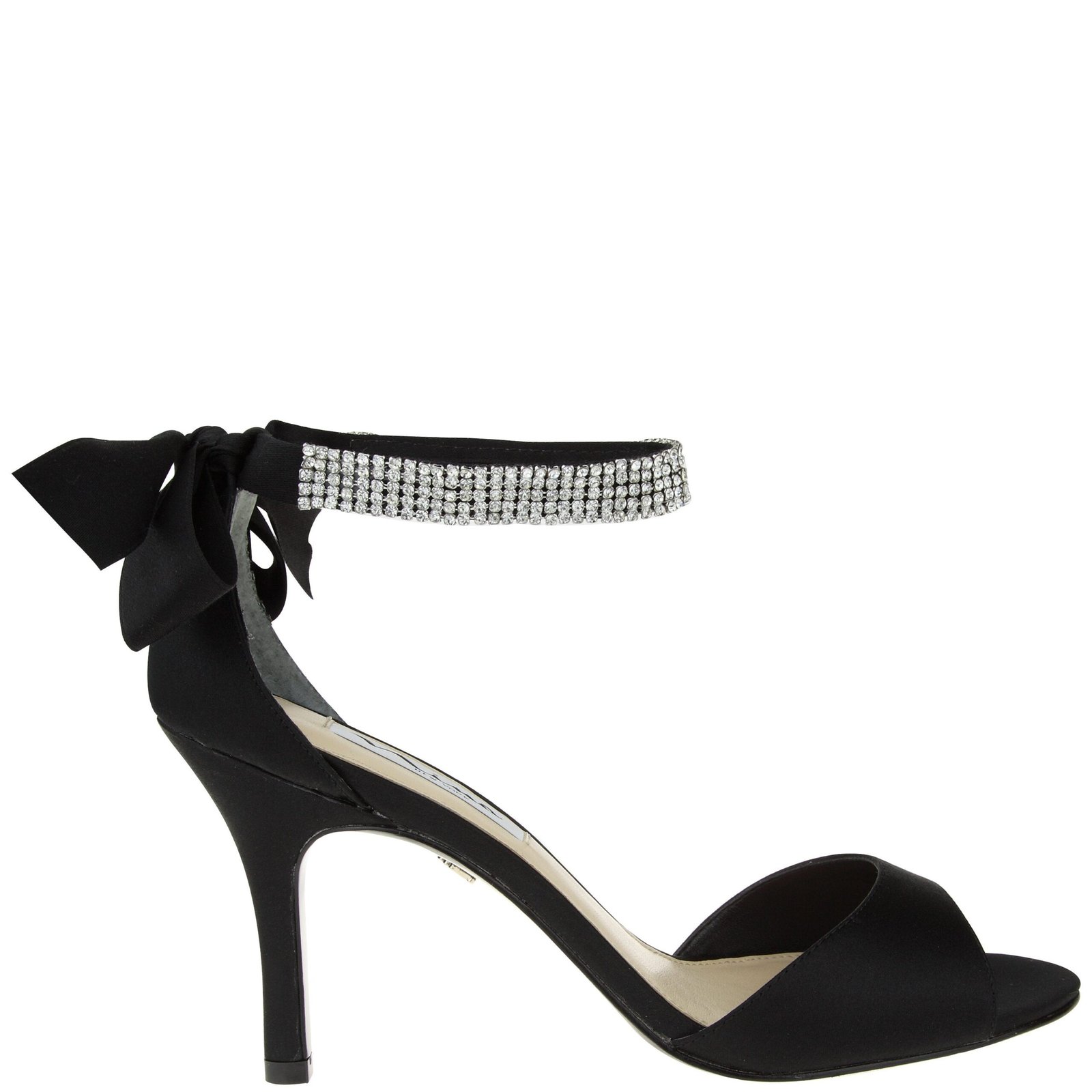 Nina Shoes Vinnie Black Satin
